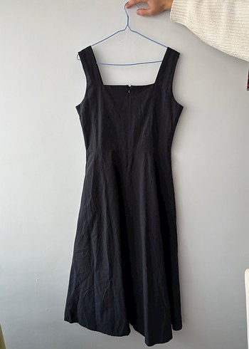 Düğmeli Siyah Kolsuz Hamile Tulum - Görsel 2