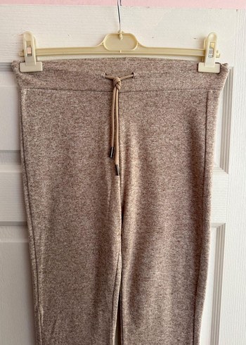 Bej Kadın Kumaş Pantolon Midi Boy - Görsel 4