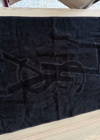 Siyah Bohem Desenli Havlu - Görsel 3