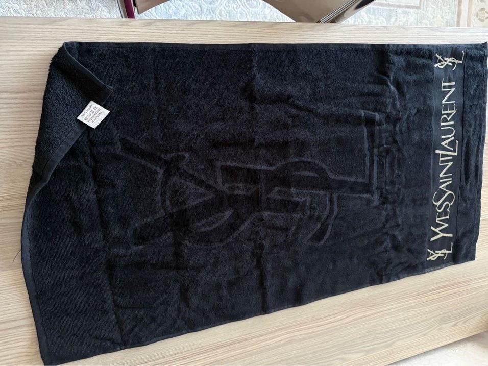 Siyah Bohem Desenli Havlu - Görsel 3