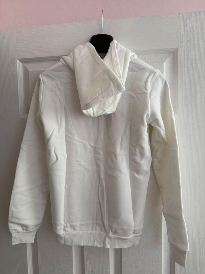 Beyaz Barbie Kapüşonlu Sweatshirt - Görsel 3