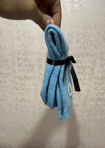 Mavi Rahat Kadın  Midi Çorap 2li - Görsel 3