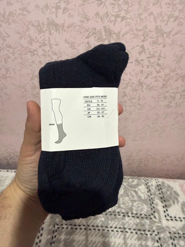 UGG Gri Midi Kadın Çorap 2li - Görsel 4