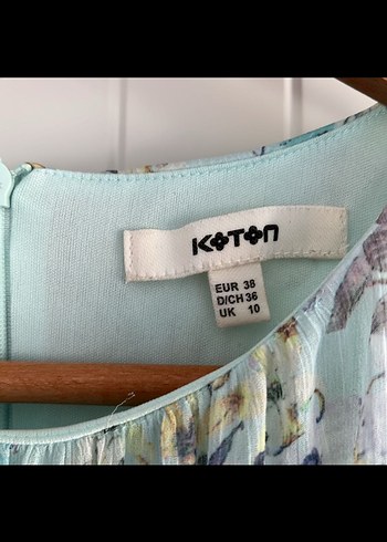 Bohem Tarz Turkuaz Uzun Askısız Elbise - Görsel 3