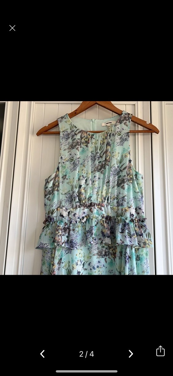 Bohem Tarz Turkuaz Uzun Askısız Elbise - Görsel 2