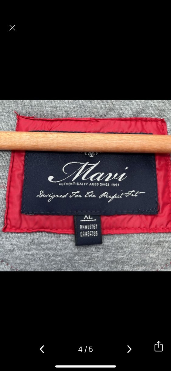 Koyu Kırmızı Fermuarlı Kadın Mont - Görsel 3