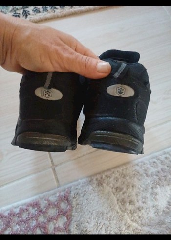 Siyah Biker Erkek Ayakkabı Bağcığı - Görsel 2