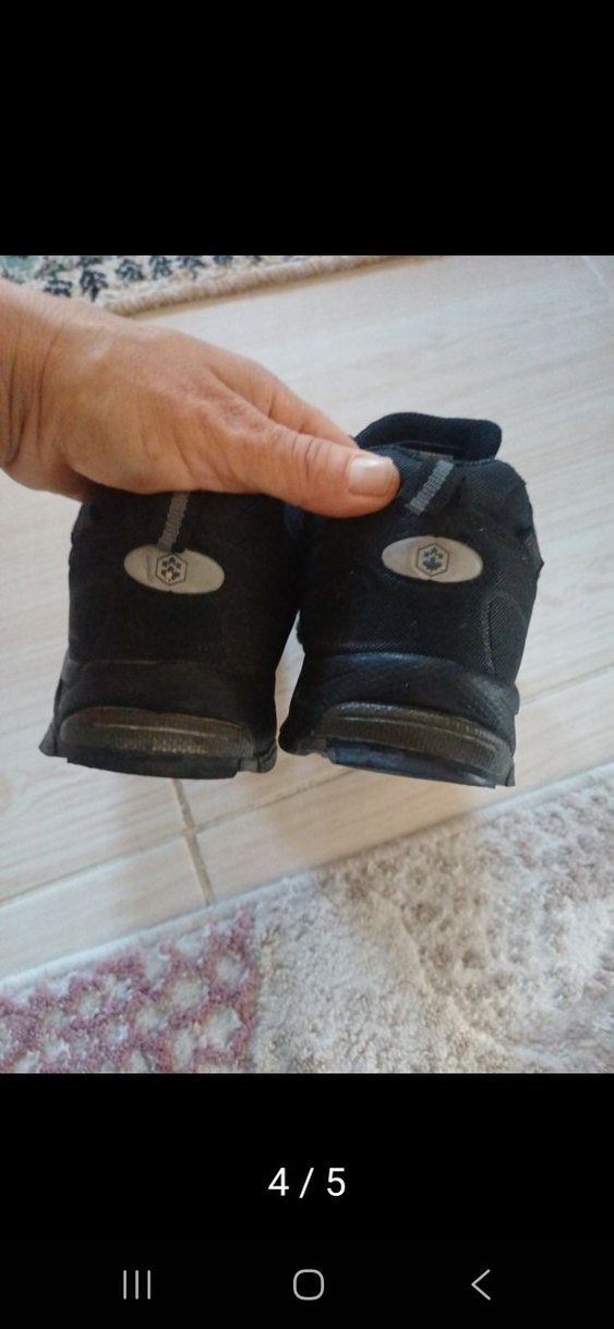 Siyah Biker Erkek Ayakkabı Bağcığı - Görsel 2