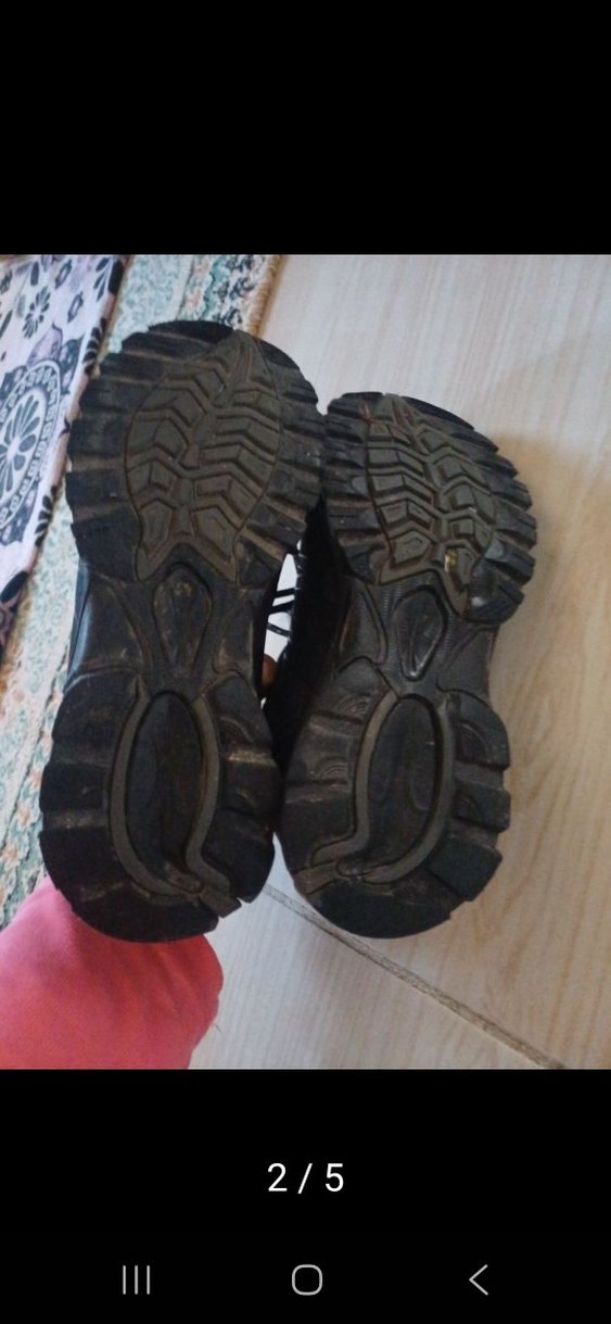 Siyah Biker Erkek Ayakkabı Bağcığı - Görsel 4