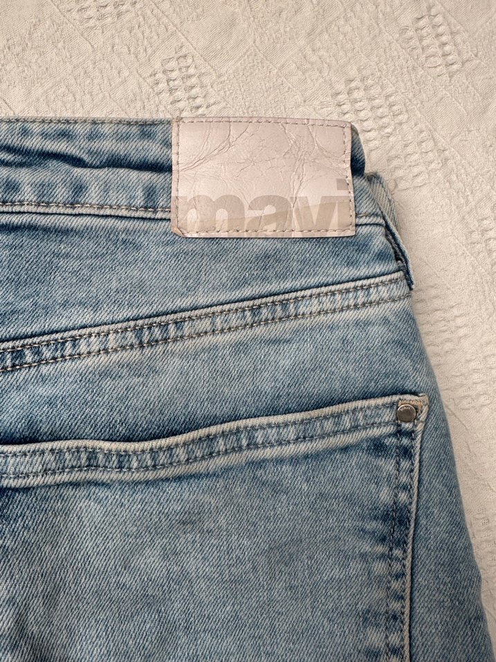 Pastel Mavi Kadın Denim Pantolon - Görsel 2
