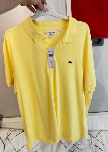 Sarı Lacoste Erkek Polo Tişört - Görsel 5