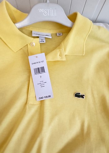 Sarı Lacoste Erkek Polo Tişört - Görsel 3