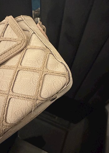 Vakko Bej Deri Tokalı Kadın Çanta - Görsel 7