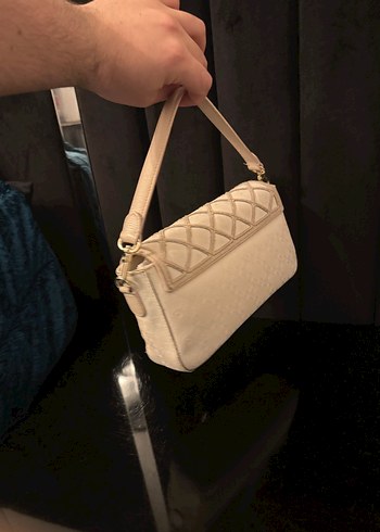 Vakko Bej Deri Tokalı Kadın Çanta - Görsel 4