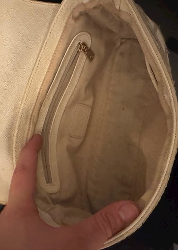 Vakko Bej Deri Tokalı Kadın Çanta - Görsel 5