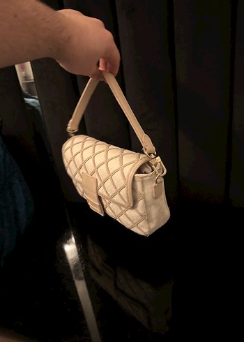 Vakko Bej Deri Tokalı Kadın Çanta - Görsel 3