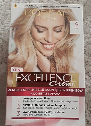 Loreal sarı saç boyası