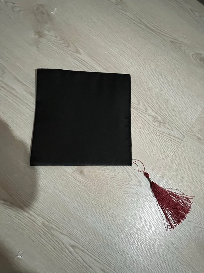 Bordo Drapeli Uzun Kadın Mezuniyet Elbisesi - Görsel 3