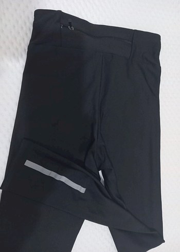 Siyah Kadın Spor Tayt Elastik Bel - Görsel 3