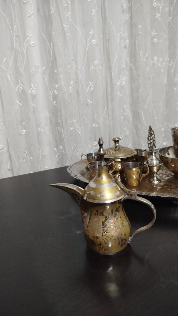 pirinç gümüş metaryal zemzem suyu setı - Görsel 3