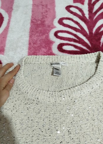 Gri Örgü Kadın Kazak, Salaş ve Uzun Kollu - Görsel 2