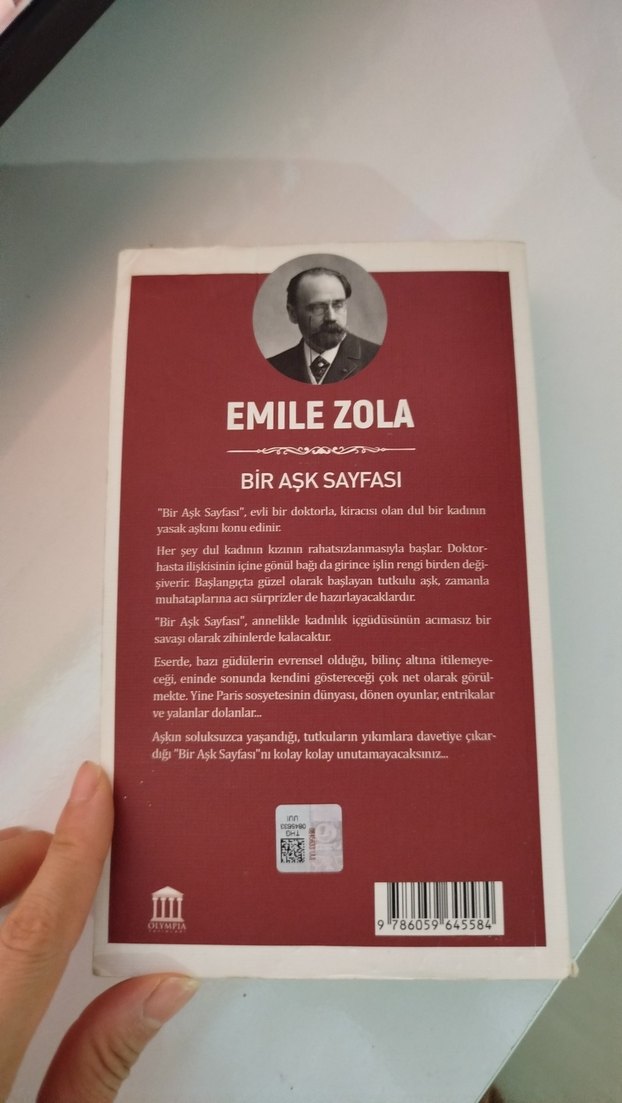 Emile Zola - Bir Aşk Sayfası - Görsel 2