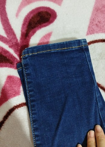 Kadın Mavi Normal Boy Kot Pantolon - Görsel 5