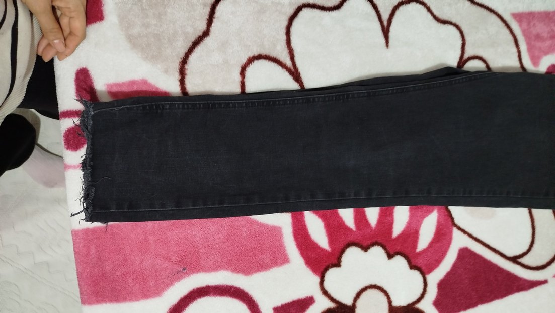 Düğmeli Siyah Regular Fit Kadın Jean - Görsel 4