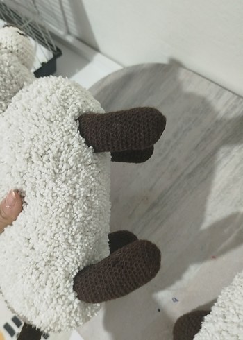 Beyaz ve Gri Peluş Köpek Oyuncakları - Görsel 5