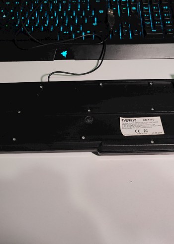 Siyah Kablolu Everest Klavye - Görsel 2