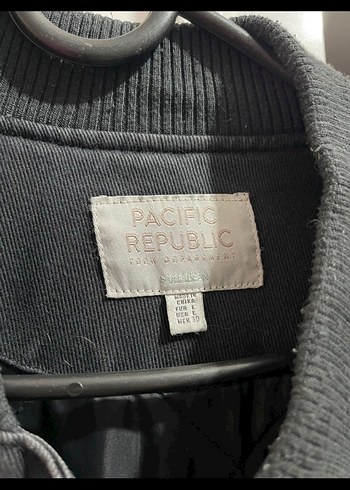 Gri Baskılı Düğmeli Rahat Ceket - Görsel 2