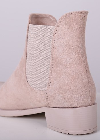 Pembe Süet Zincir Detaylı Kadın Bot - Görsel 3