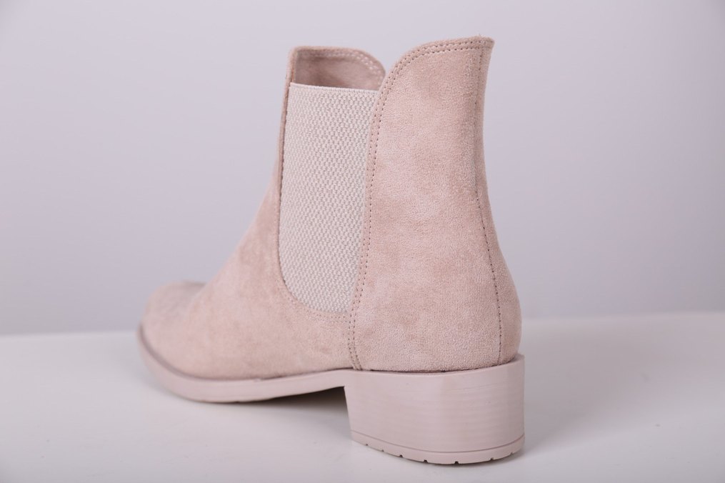 Pembe Süet Zincir Detaylı Kadın Bot - Görsel 3