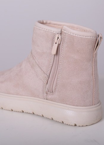 Bej Süet  çocuk Normal Topuk Bot - Görsel 3