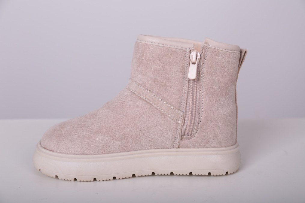 Bej Süet  çocuk Normal Topuk Bot - Görsel 2