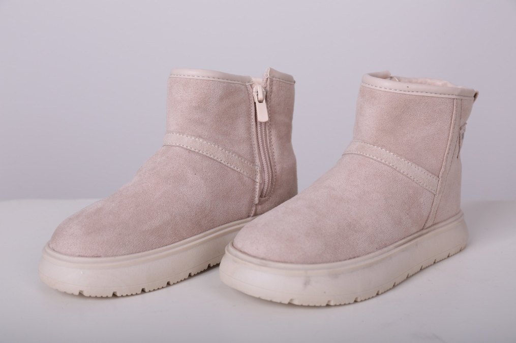 Bej Süet  çocuk Normal Topuk Bot - Görsel 4