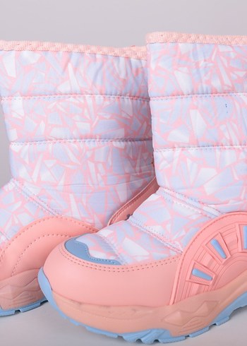 Kız Çocuk Pembe Renkli Bot - Görsel 4