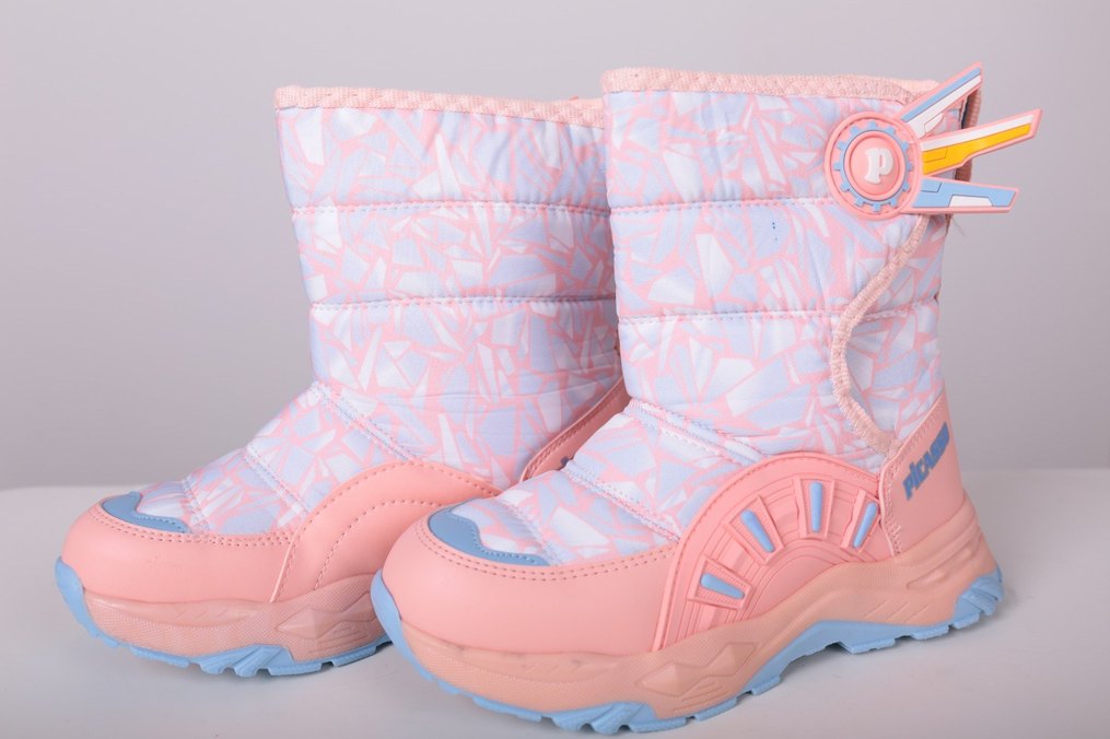 Kız Çocuk Pembe Renkli Bot - Görsel 4