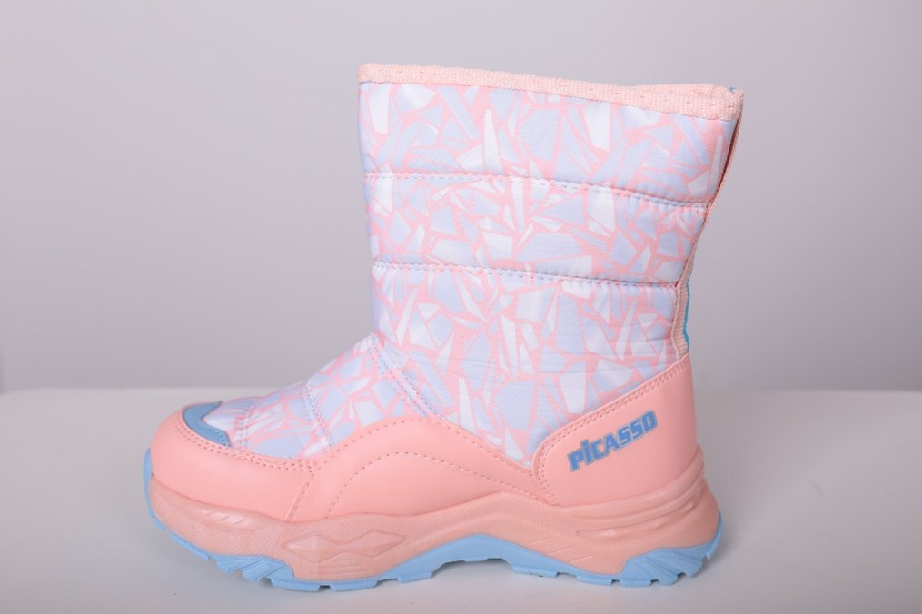 Kız Çocuk Pembe Renkli Bot - Görsel 2