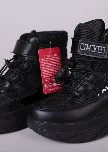 Kızaklı Siyah Çocuk Botu - Görsel 4