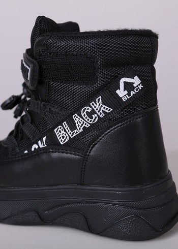 Kızaklı Siyah Çocuk Botu - Görsel 3