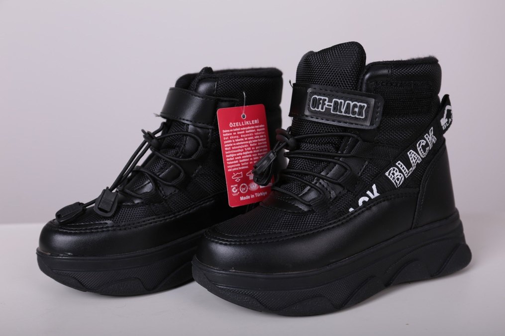 Kızaklı Siyah  Çocuk Botu - Görsel 4