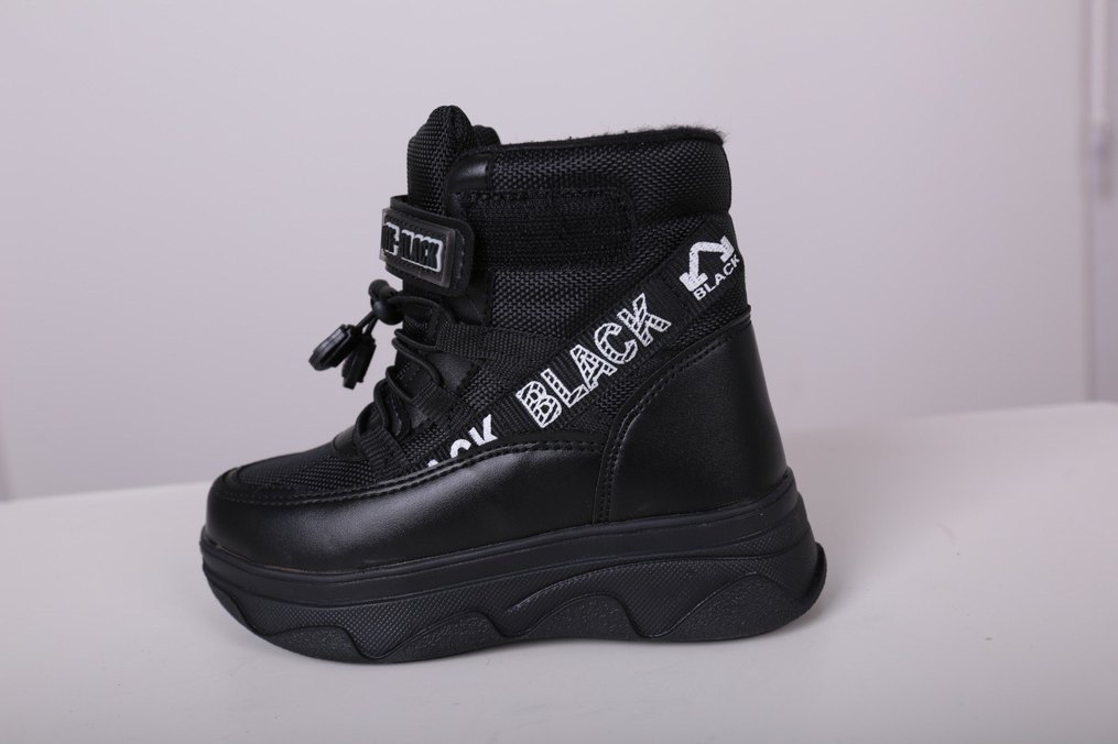 Kızaklı Siyah  Çocuk Botu - Görsel 2