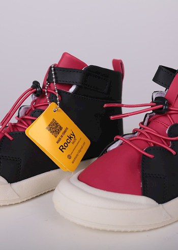 Renkli Erkek Çocuk Spor Ayakkabı Velcro - Görsel 4