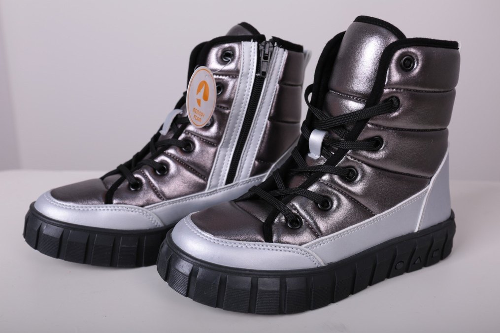 Gri  çocuk Botları - Görsel 4