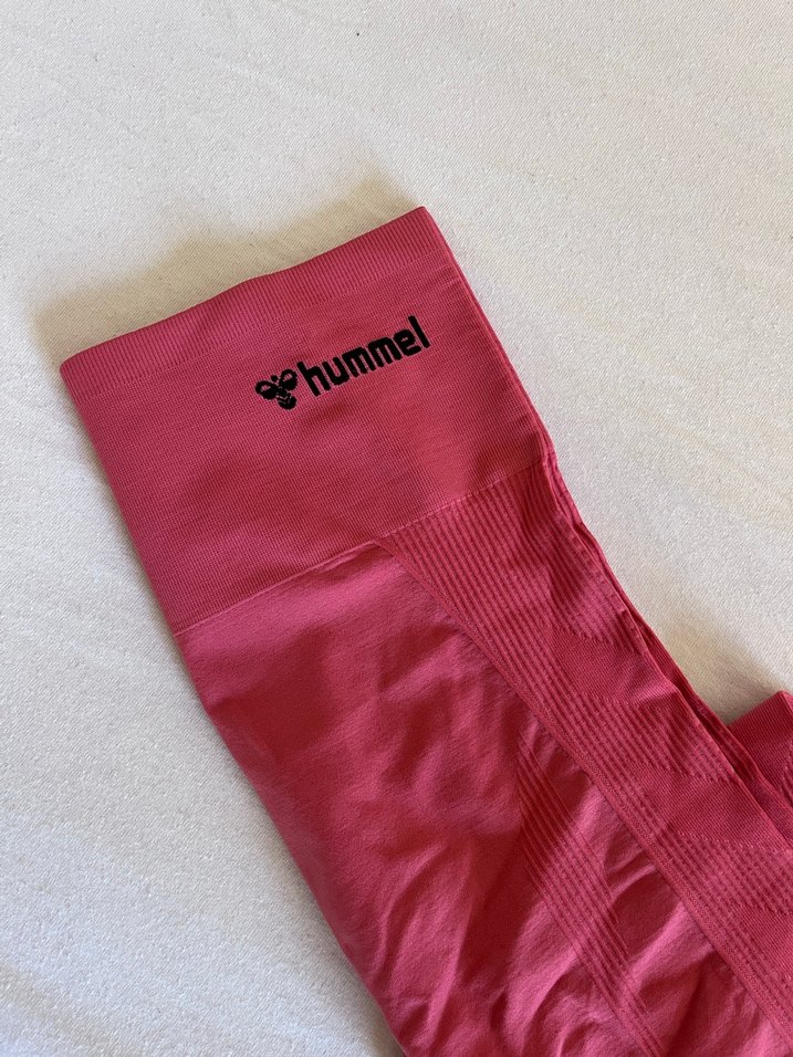 Hummel Pembe Elastik  Tayt - Görsel 5