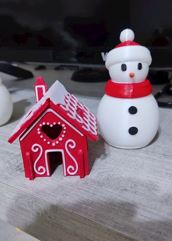 Kırmızı minyatür Ev - Görsel 4