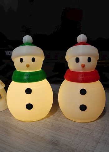 Kardan Adam Yılbaşı süsü 2 adet - Görsel 2