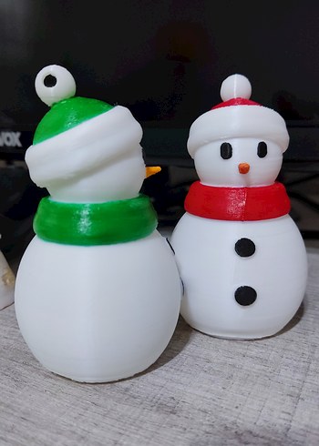 Kardan Adam Yılbaşı süsü 2 adet - Görsel 4