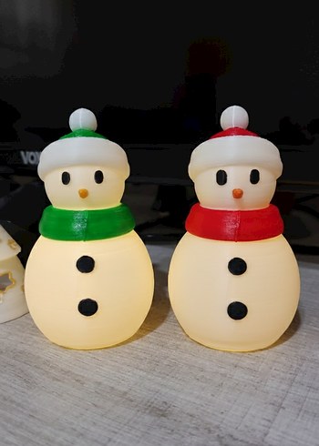 Kardan Adam Yılbaşı süsü 2 adet - Görsel 3